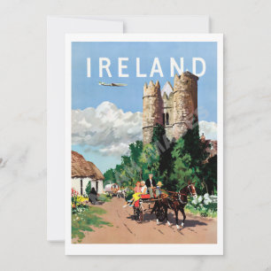 Ireland Air Travel 5x7 Big Postcard