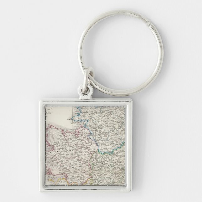 Ireland Atlas map Keychain (Front)