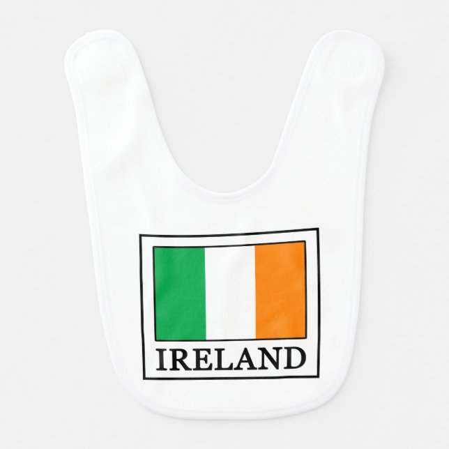 Ireland Baby Bib (Front)
