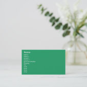 Ireland - Business Business Card (Standing Front)