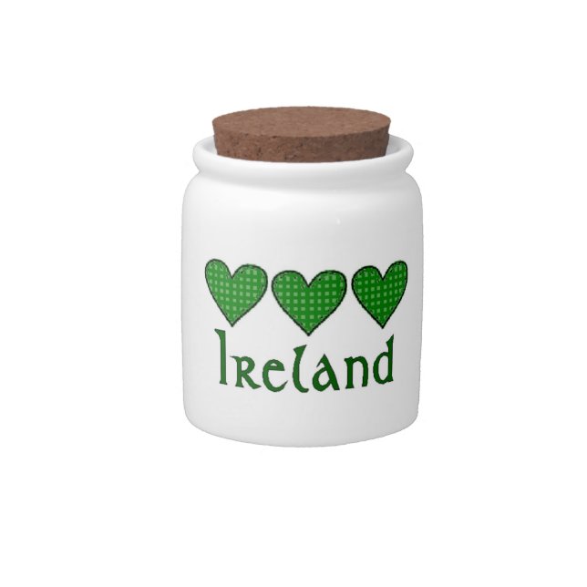 Ireland Candy Jar (Front)
