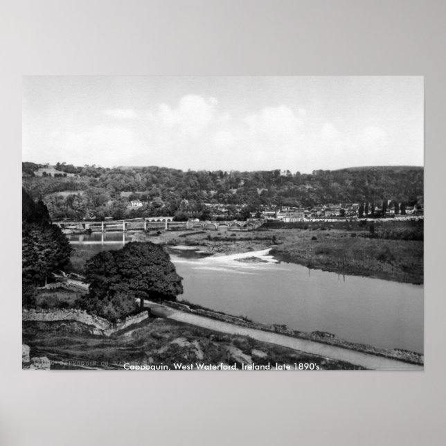 Ireland, Cappoquin, West Waterford, antique print (Front)