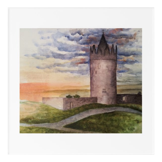 Ireland Castle Art Print – Doolin County Clare (Front)
