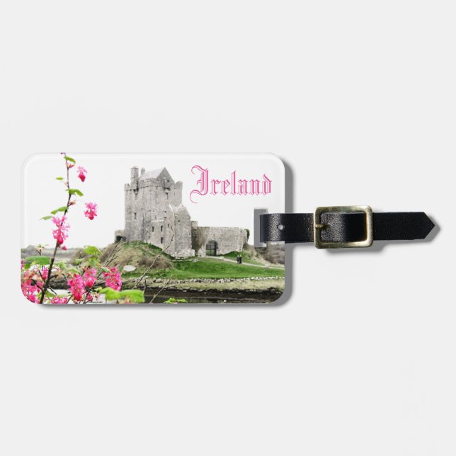 Ireland Castle Customizable Travel Luggage Tag (Front Horizontal)