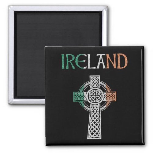 Ireland Celtic Cross Magnet