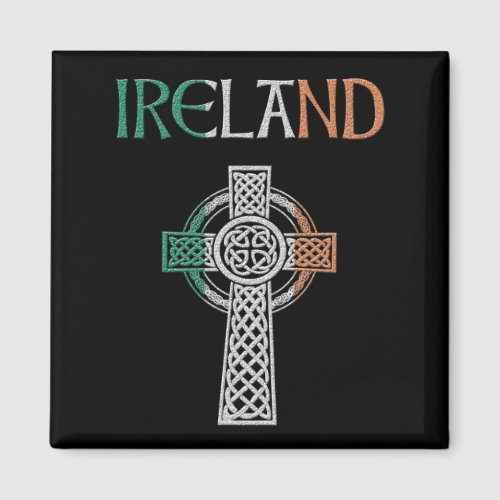 Ireland Celtic Cross Magnet