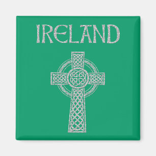 Ireland Celtic Cross Magnet