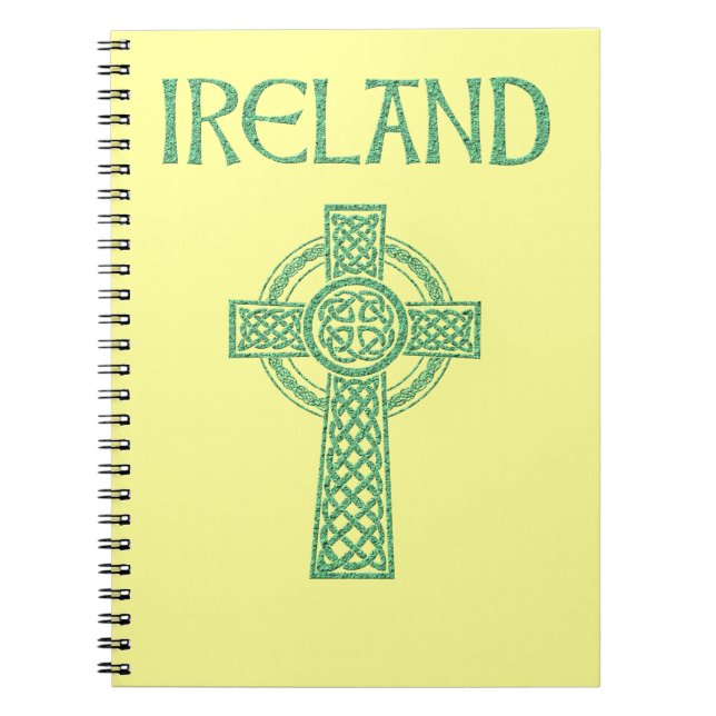 Ireland Celtic Cross Notebook (Front)