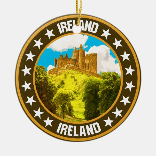 Ireland                                            ceramic ornament (Front)