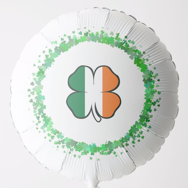Ireland Clover Saint Patrick's Day Balloon (Front)