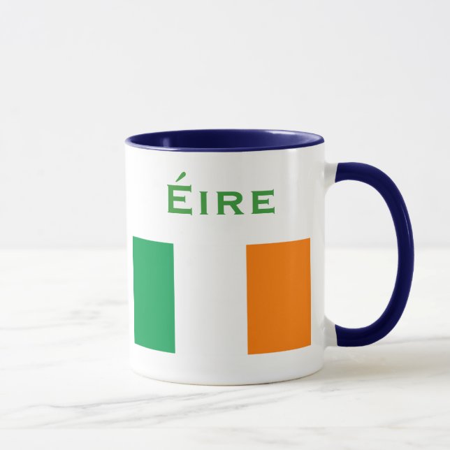 Ireland Coat of Arms and Flag Mug* Mug (Right)