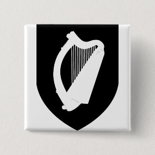 Ireland Coat of arms  Button