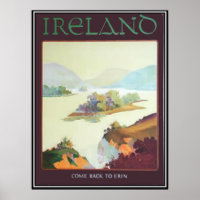 Ireland, Come back to Erin Print