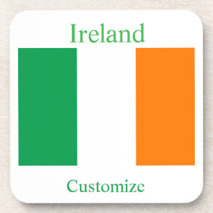 Ireland Country Flag Thunder_Cove Beverage Coaster