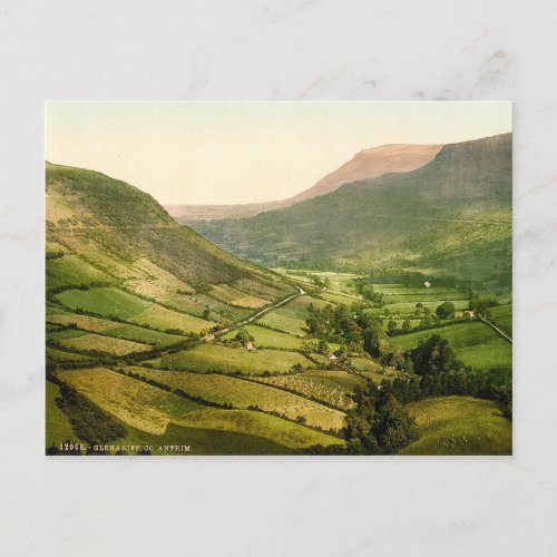 Ireland County Antrim vintage scene Postcard