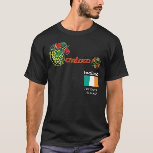 Ireland County Carlow Dark T Shirt