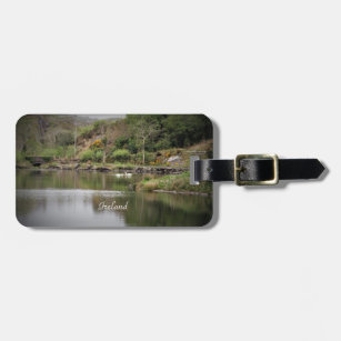 Ireland, County Cork, Lake, Swans, Photography Luggage Tag