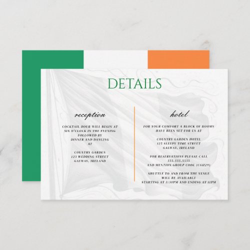 Ireland Couple Enclosure Card