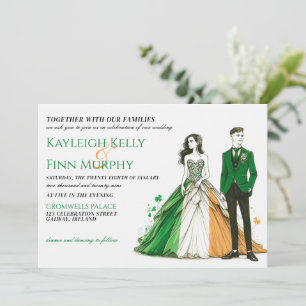 Ireland Couple Wedding Invitation