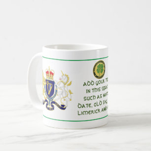IRELAND CREST Personalized Coffee Mug