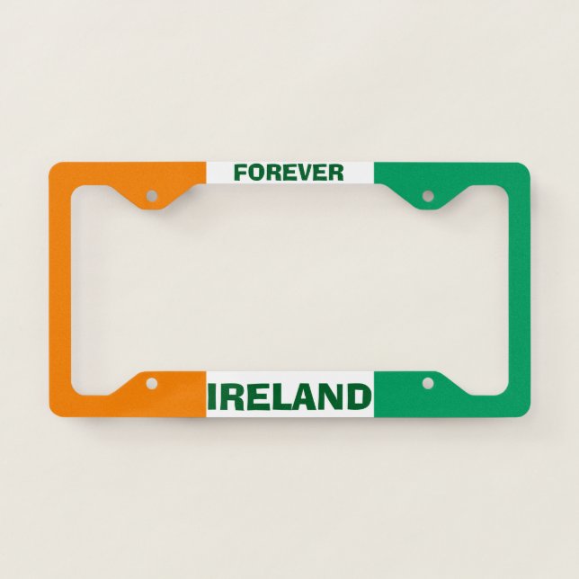 Ireland Custom License Plate Frame (Front)