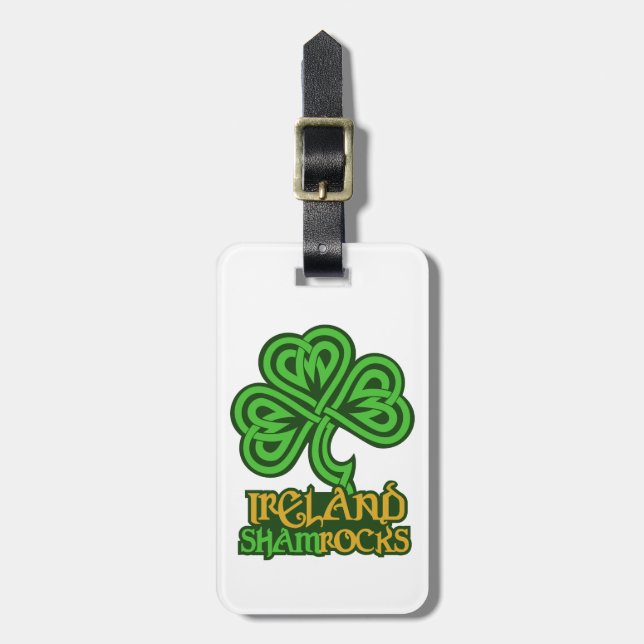 Ireland custom luggage tag (Front Vertical)