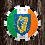 Ireland Dartboard & Irish Flag darts / game board<br><div class="desc">Dartboard: Ireland & Coat of Arms,  Irish flag darts,  family fun games - love my country,  summer games,  holiday,  fathers day,  birthday party,  college students / sports fans</div>