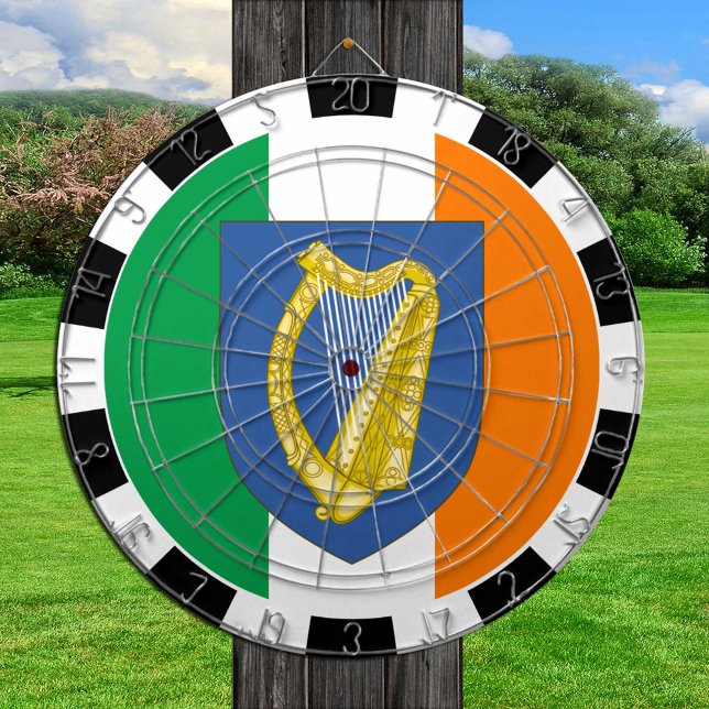 Ireland Dartboard & Irish Flag darts / game board (Creator Uploaded)