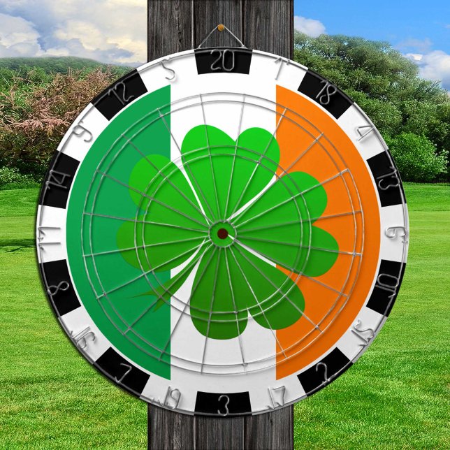Ireland Dartboard, Shamrock & Irish Flag game Dart Board (Creator Uploaded)