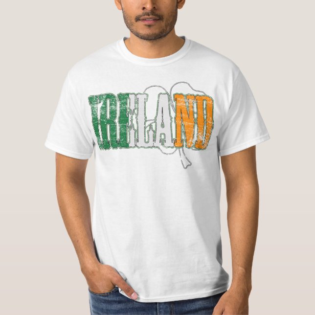 Ireland (distressed) T-Shirt (Front)