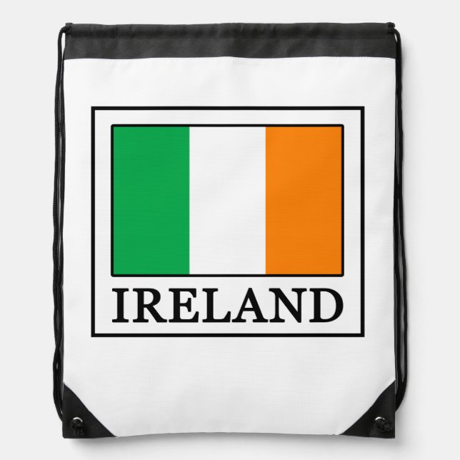 Ireland Drawstring Bag (Front)