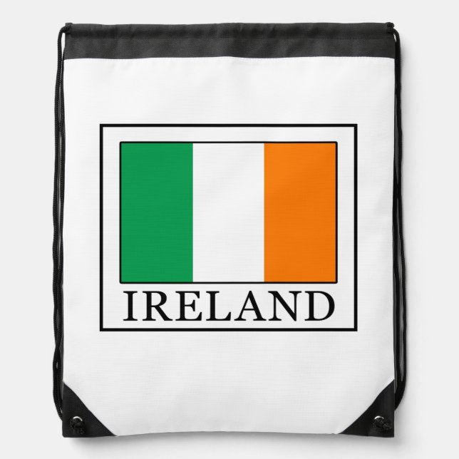 Ireland Drawstring Bag (Front)
