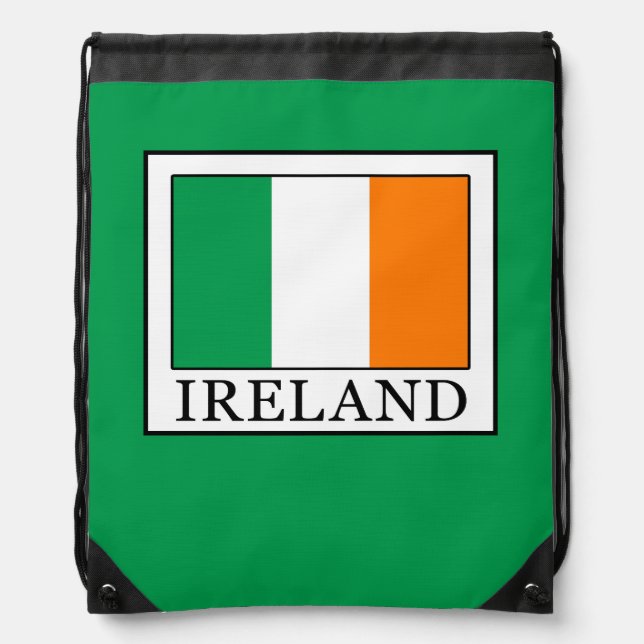 Ireland Drawstring Bag (Front)