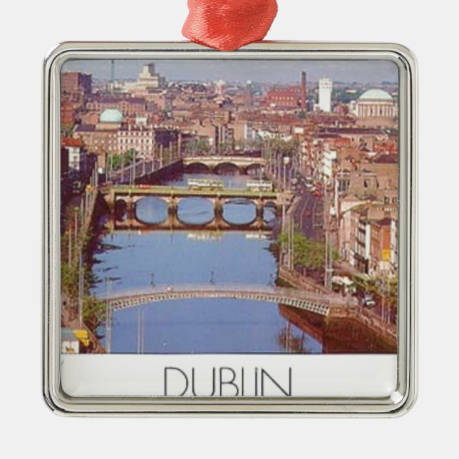 Ireland dublin Bridge (new) (St.K) Metal Ornament (Front)