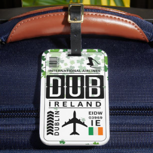 Ireland Dublin Luggage Tag