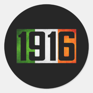 Ireland Easter Rising 1916 Irish rebellion flag Classic Round Sticker