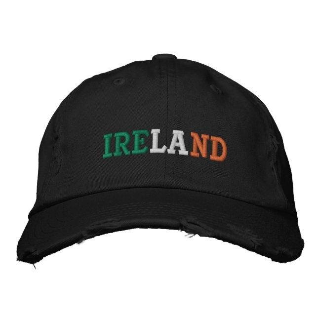 Ireland Embroidered Baseball Cap (Front)