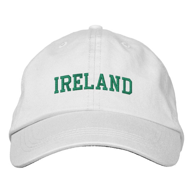 Ireland Embroidered Baseball Cap (Front)