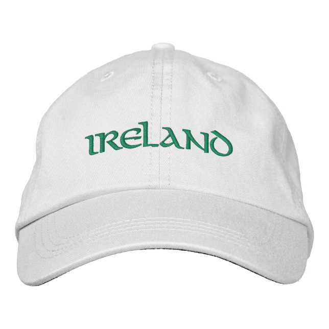 Ireland Embroidered Baseball Cap (Front)