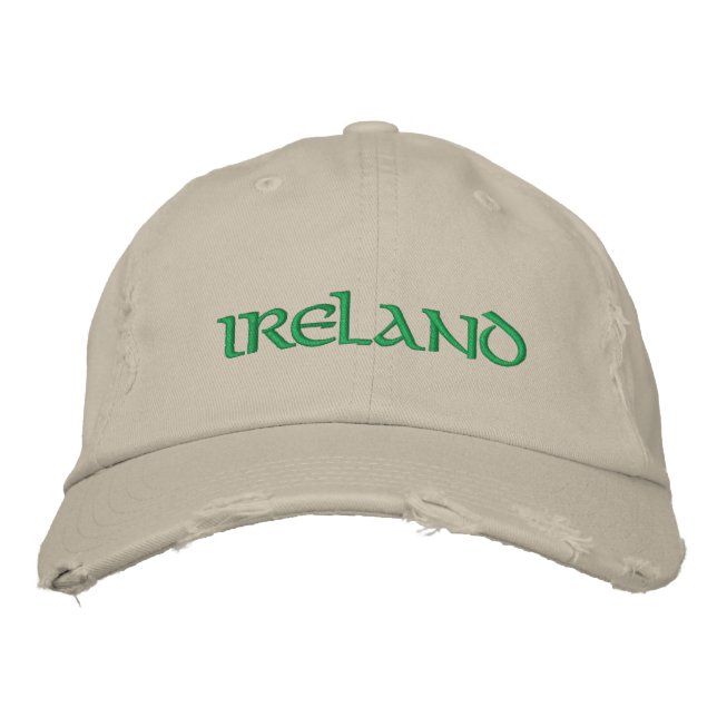 Ireland Embroidered Baseball Hat (Front)