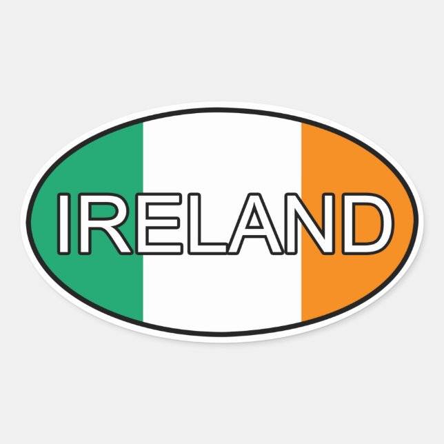 Ireland Euro Sticker (Front)