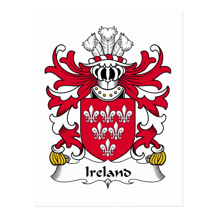 Ireland Family Crest Post Cards