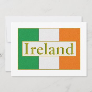 Ireland Flag by Pot_of_Gold at Zazzle