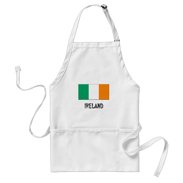 Ireland Flag Adult Apron (Front)
