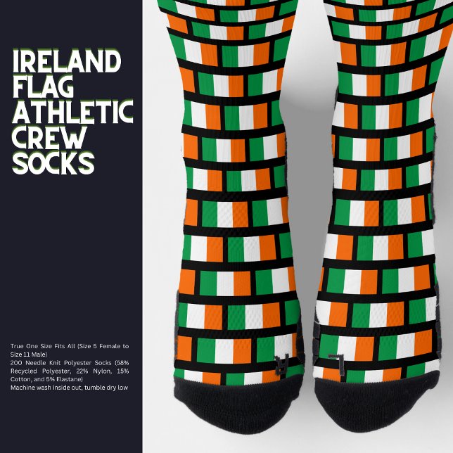 Ireland Flag Athletic Crew Socks (Birthday Depot
Ireland Flag Athletic Crew Socks)