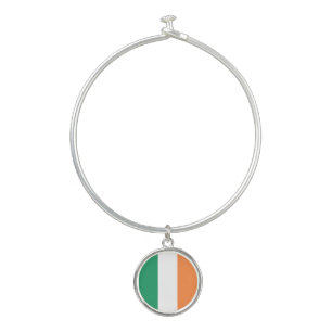 Ireland Flag Bangle Bracelet