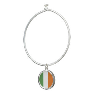 Ireland flag bangle bracelet