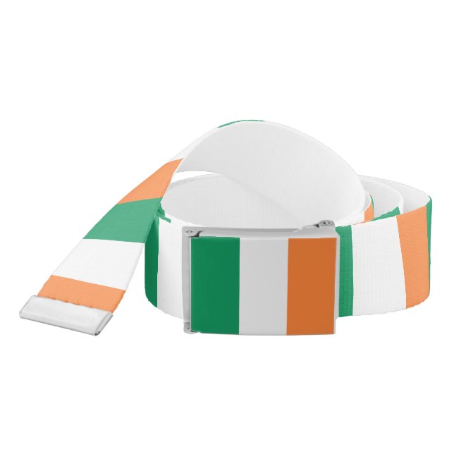 Ireland Flag Belt (Snake)