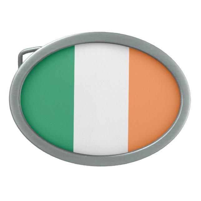 Ireland Flag Belt Buckle (Front)