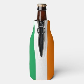 Ireland Flag Bottle Cooler by zarenmusic at Zazzle